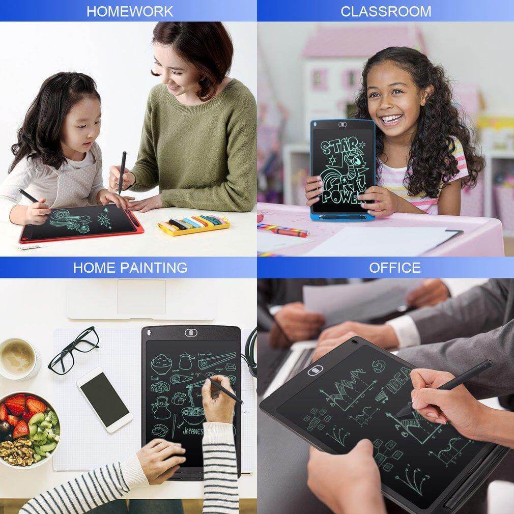 Ultra Thin Portable LCD Kids Writing Drawing Tablet