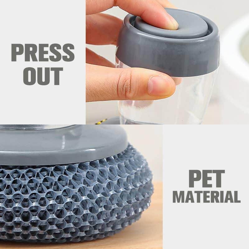 Palm Brush Kitchen Soap Washing Dispenser - Image 6