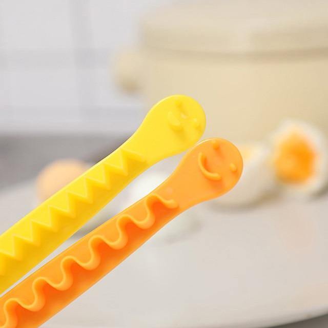 6pcs Smiley Face Cute Egg Cutter - Image 1
