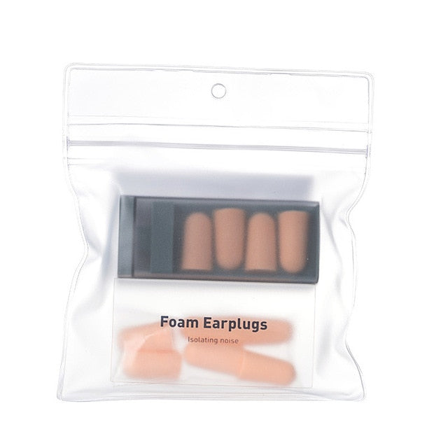 Travel Soft Foam Soundproof Ear Plugs