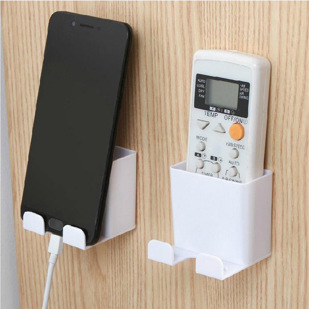 Sticky Durable Minimal Wall Electronic Organizer