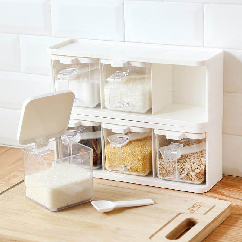 Multiple Boxes Seasoning Herb Kitchen Organizer