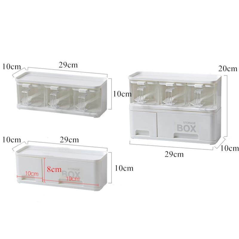 Multiple Boxes Seasoning Herb Kitchen Organizer - Image 10