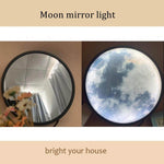 Smart Modern Moon Mirror Wall Lamp - MaviGadget