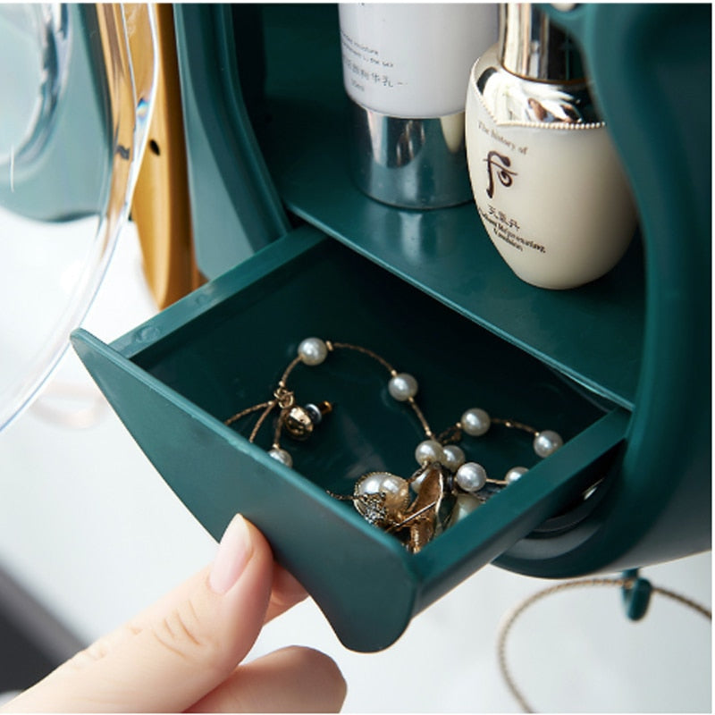 Wall-Mounted Butterfly Bathroom Makeup Organizer - Image 3