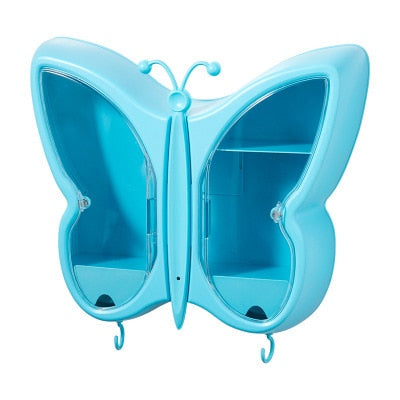 Wall-Mounted Butterfly Bathroom Makeup Organizer - Image 7