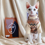 Ethnic Hairless Cat Sweater - MaviGadget