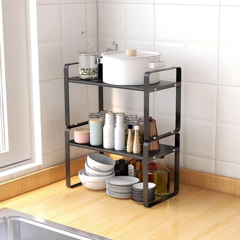 Multi-layer Kitchen Countertop Dish Organizer - Image 3