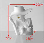 Pretty Woman Figure Flower Pot