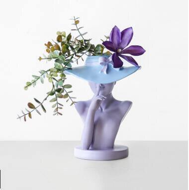 Pretty Woman Figure Flower Pot - Image 3