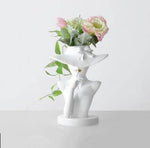 Pretty Woman Figure Flower Pot