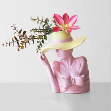Pretty Woman Figure Flower Pot - Image 11
