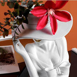 Pretty Woman Figure Flower Pot