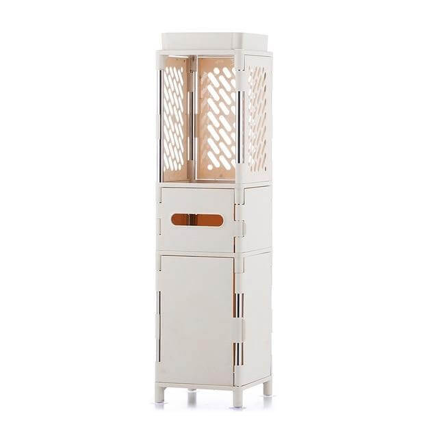 Small Bathroom Floor Cabinet Organizer - Image 12