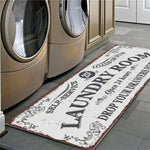 Stylish Non-Slip Laundry Room Floor Mat