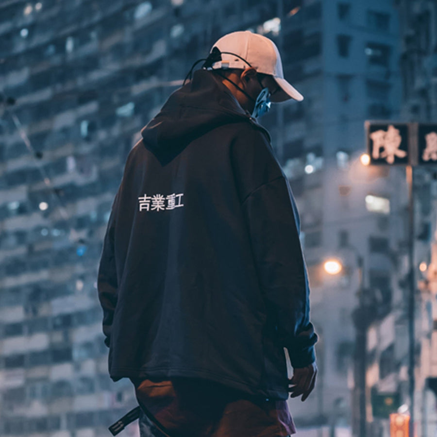 Japanese Style Oversize Hip Hop Hoodie - Image 3
