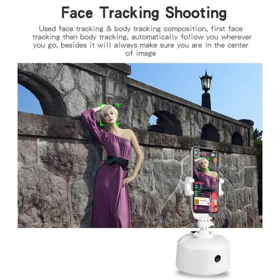 360 Rotation Face Tracking Smartphone Holder - Image 3