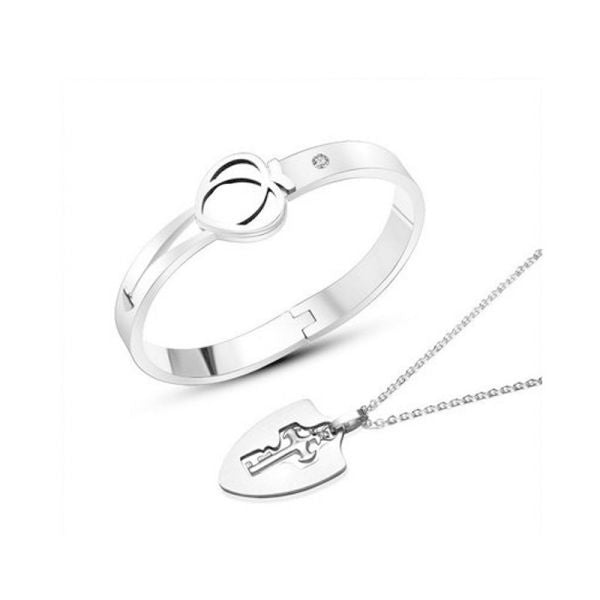 Couple Love Heart Lock Bracelet