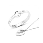 Couple Love Heart Lock Bracelet