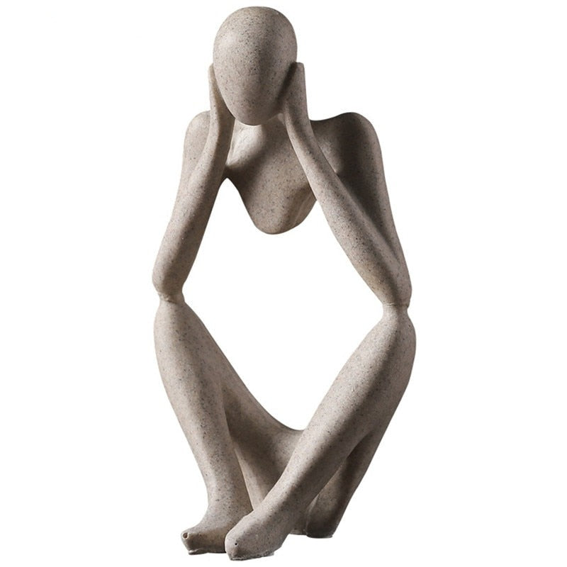 Nordic Abstract Unique Thinker Figurine Home Decor - Image 5