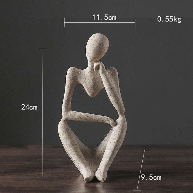 Nordic Abstract Unique Thinker Figurine Home Decor - Image 7