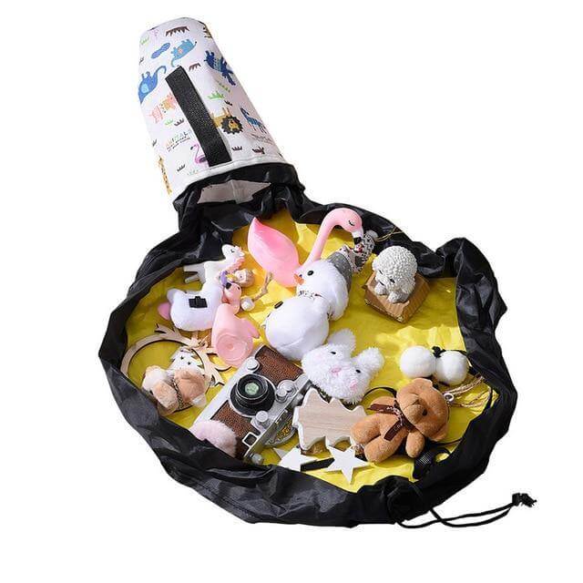 Portable Toy Easy Clean-up Storage Organizer Bag