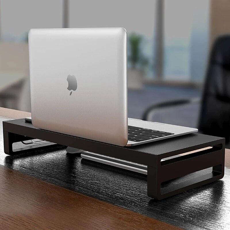 Multifunctional Wireless Charging Desktop Monitor Stand - MaviGadget