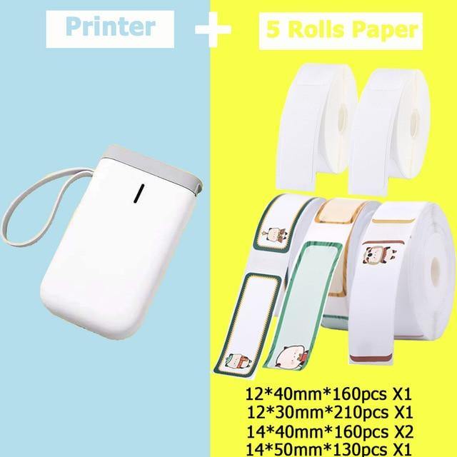 Portable Mini Wireless Label Pocket Printer