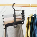 5in1 Adjustable Closet Organizer Trouser Hanger