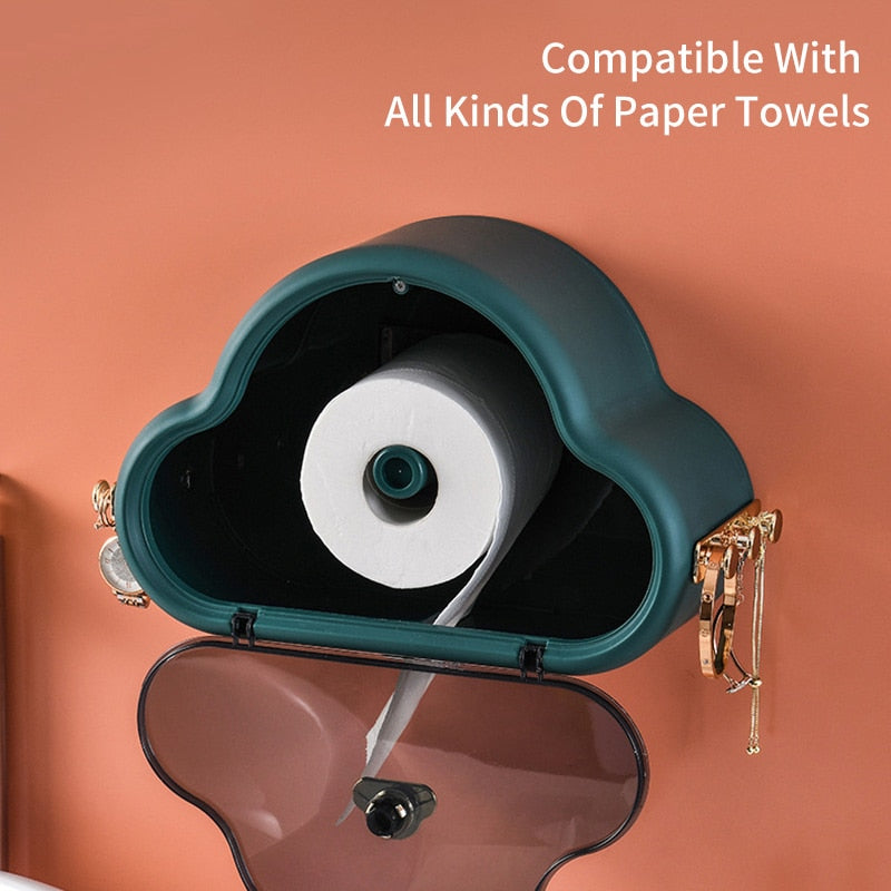 Punch-Free Wall Mounted Waterproof Toilet Paper Holder - Image 6