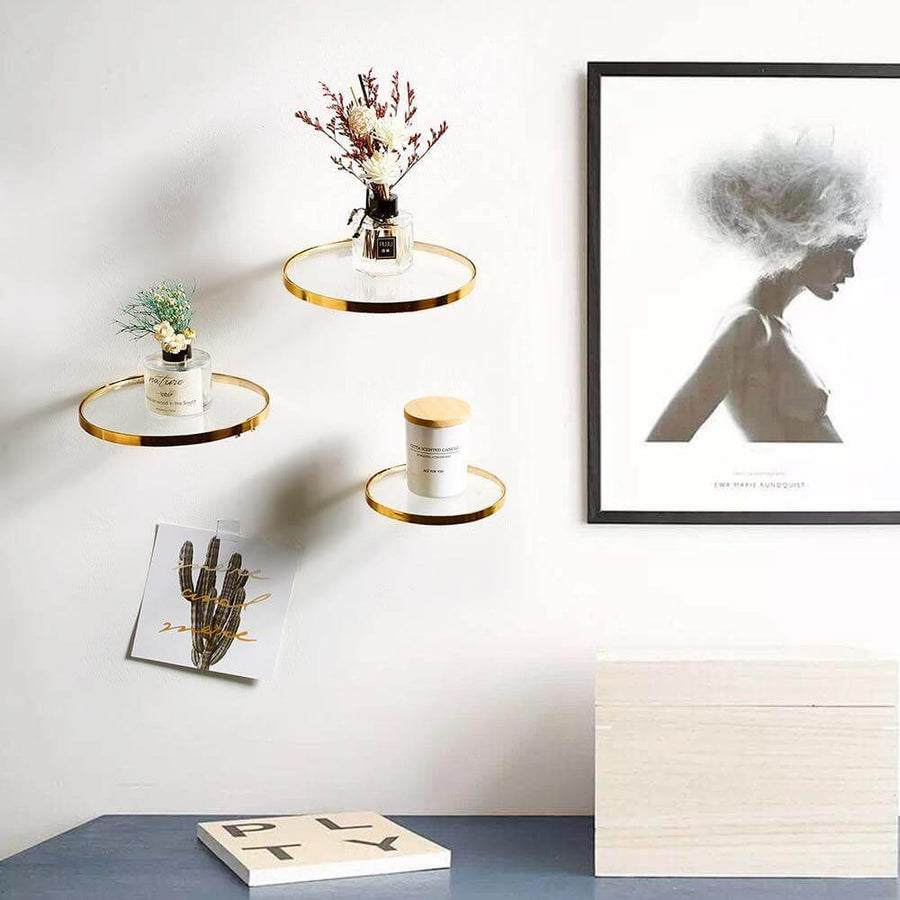 Nordic Ledge Mount Wall Glass Shelf - Image 9