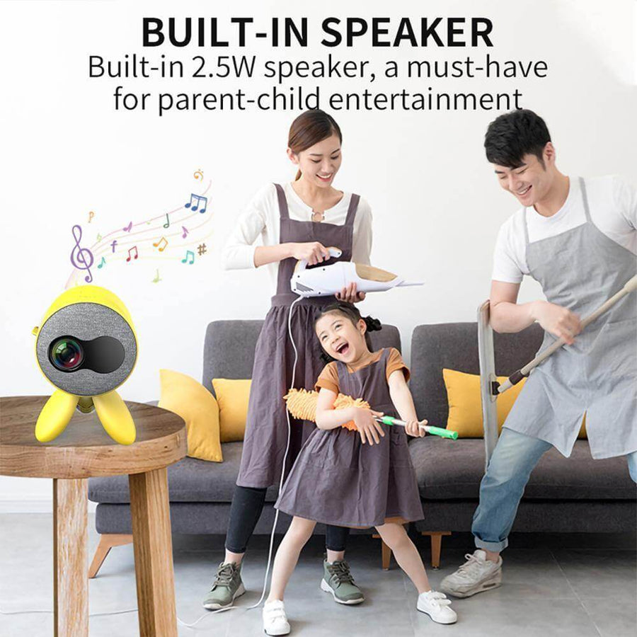1080P Portable LED Home Mini Projector - Image 2