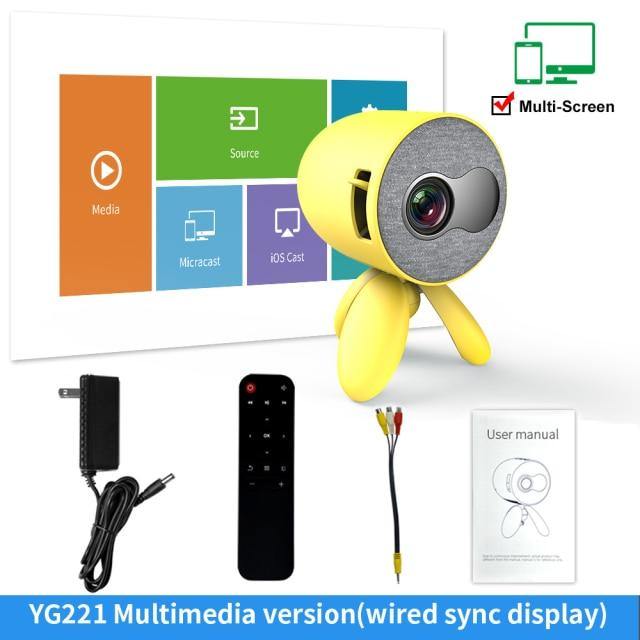 1080P Portable LED Home Mini Projector - Image 6