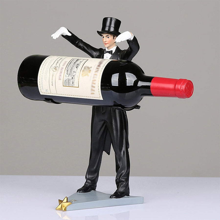Creative Handmade Magician Wine Holder - Image 0