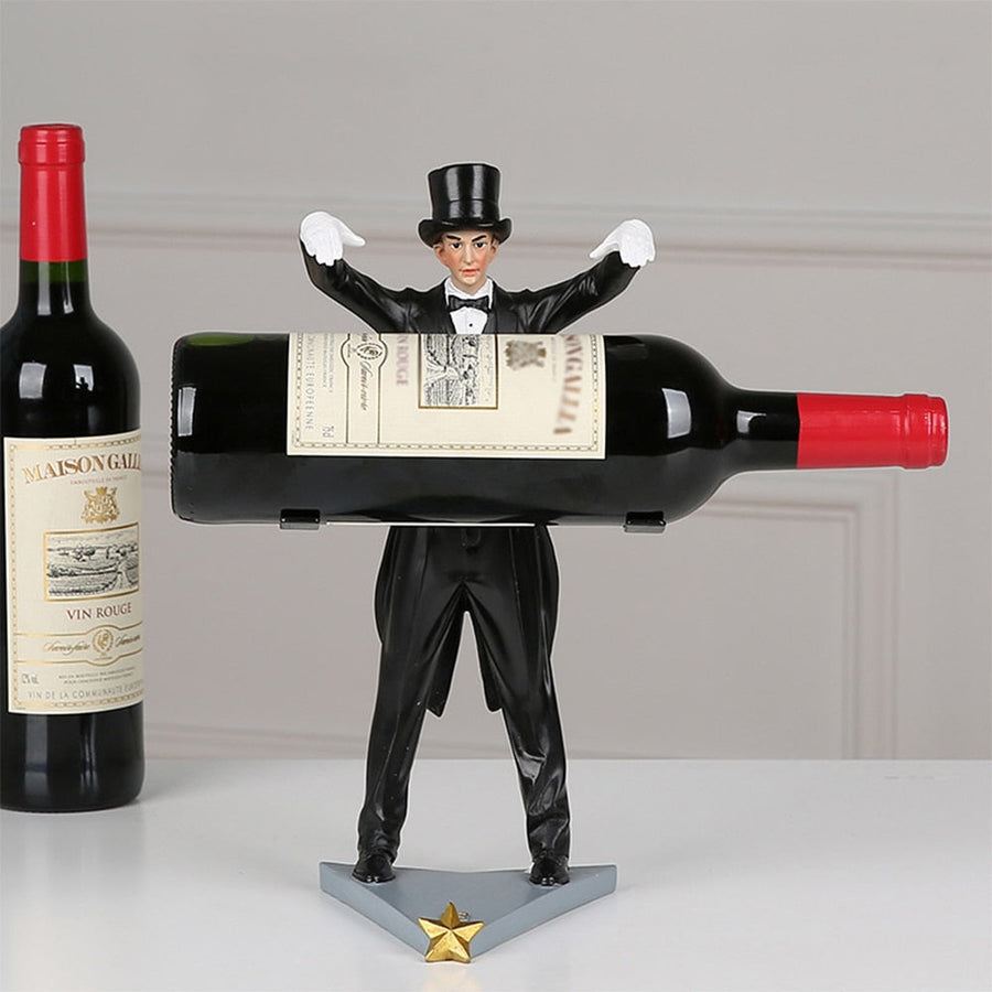Creative Handmade Magician Wine Holder - Image 4