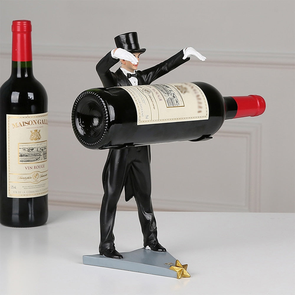 Creative Handmade Magician Wine Holder