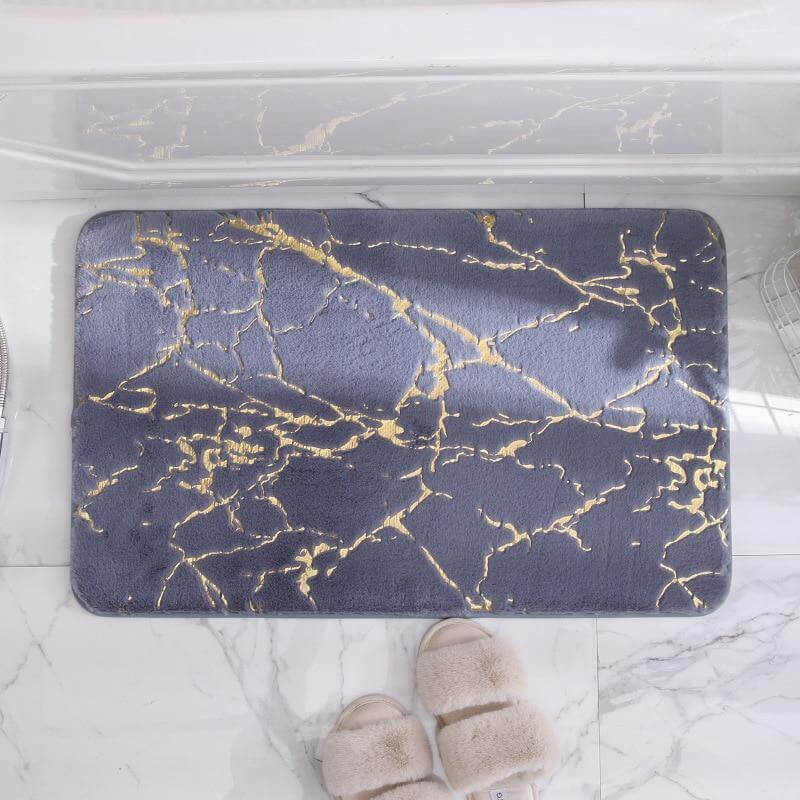 Soft Modern Non-Slip Soft Absorbent Bathroom Fluffy Mat - Image 5