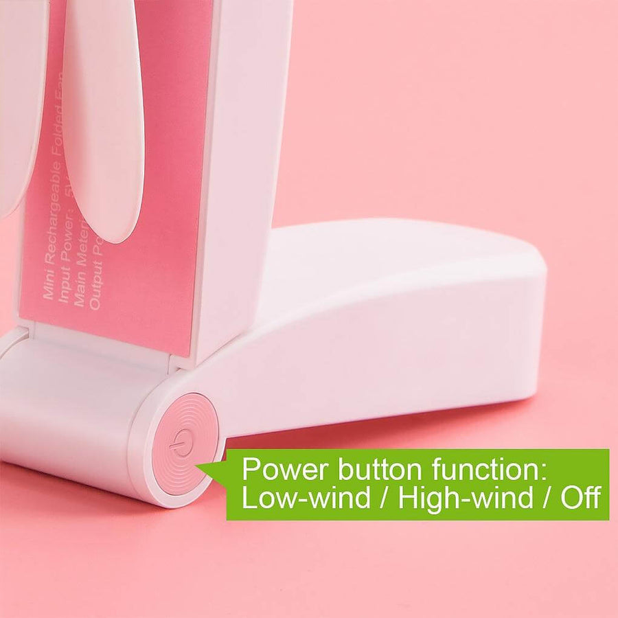 Rechargeable Portable Foldable Mini Fan - Image 3
