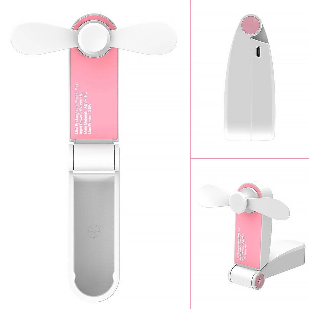 Rechargeable Portable Foldable Mini Fan