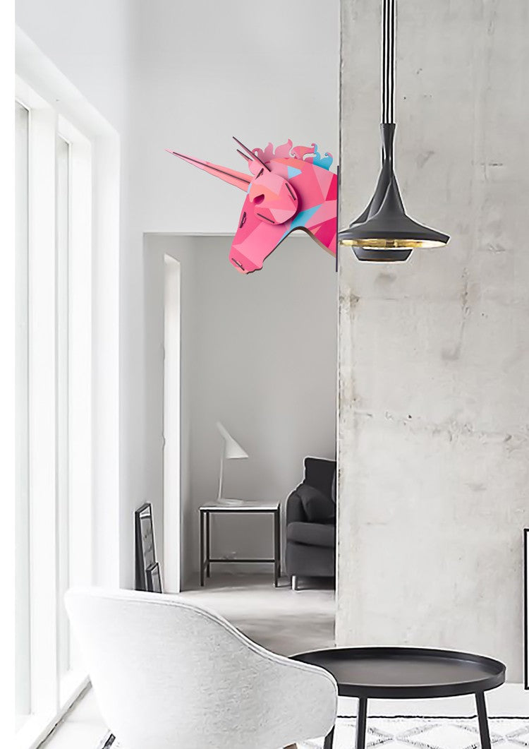 3D Wooden Craft Horse Hanging Wall Decor - Image 3