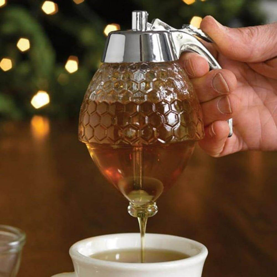 Honeycomb Jar Honey Dispenser - Image 2