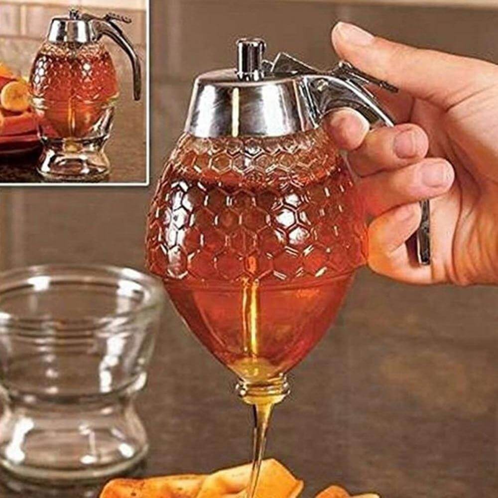 Honeycomb JarHoney Dispenser - MaviGadget