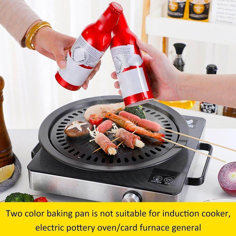 Korean Portable Non-stick BBQ Grill Pan - Image 5