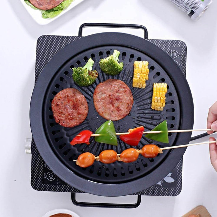 Korean Portable Non-stick BBQ Grill Pan - Image 0