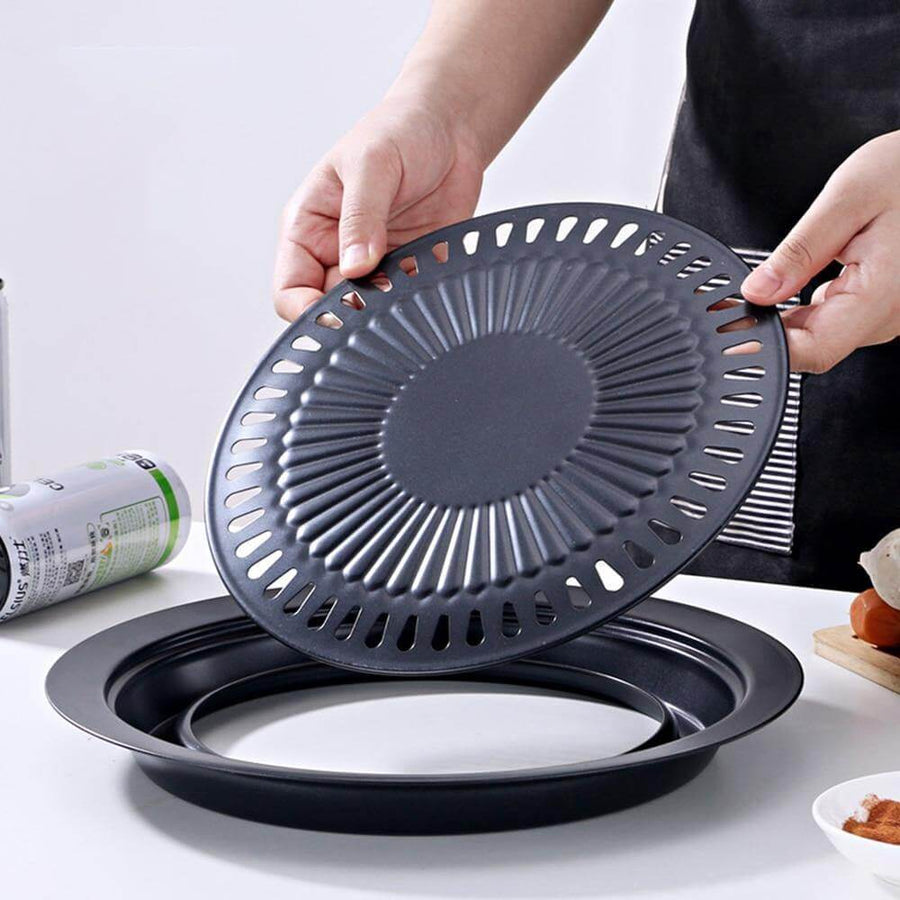 Korean Portable Non-stick BBQ Grill Pan - Image 11