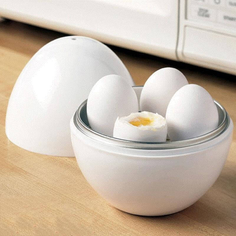Easy Quick Microwave Egg Steamer Boiler - Image 0