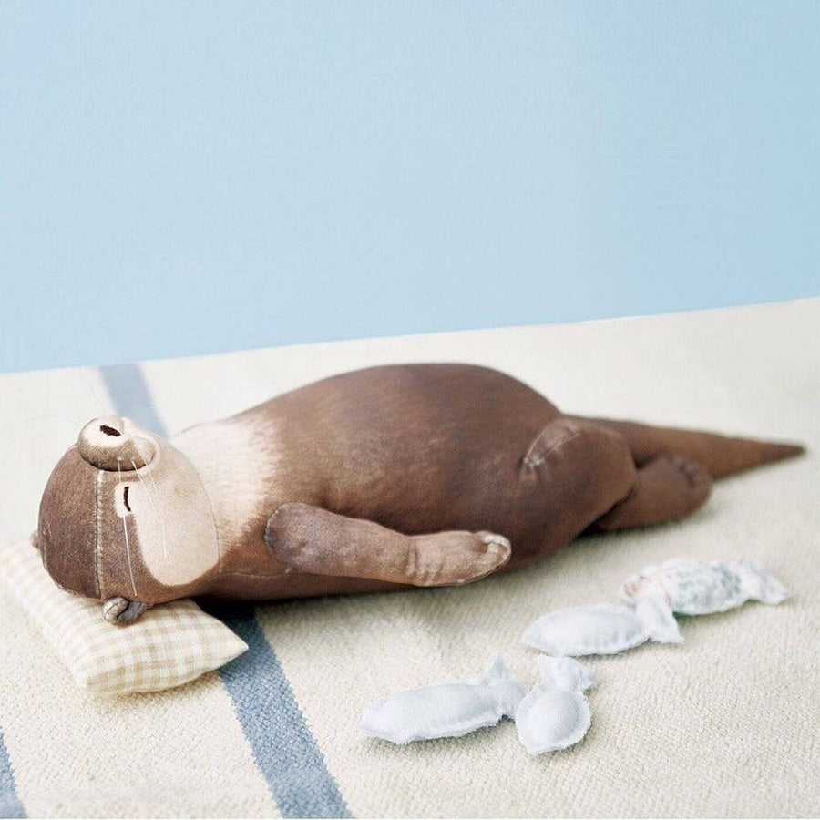 Cute Otter Stuffed Pencil Case Wrist Plush Pillow - Image 2