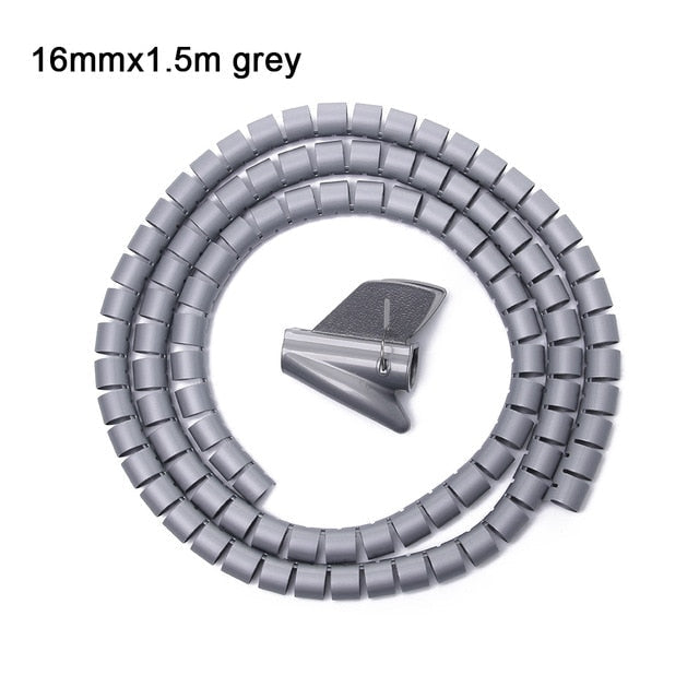 2pcs Flexible Spiral Cable Storage Organizer · Mavigadget