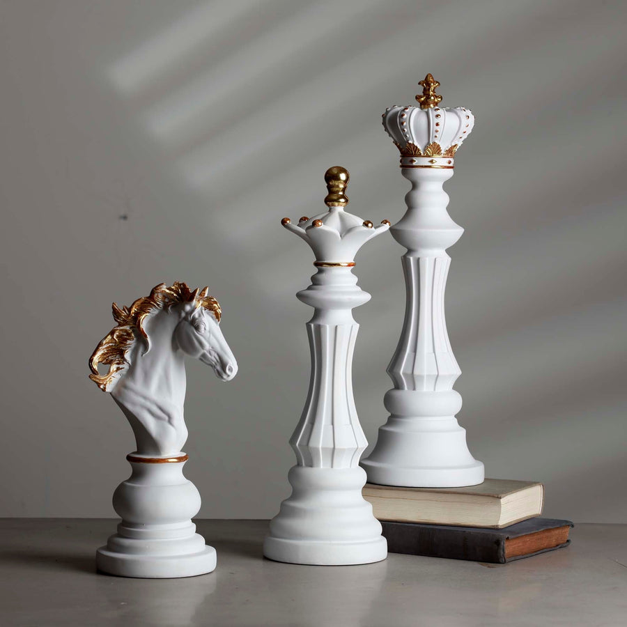 Luxury Chess Statue Home Decor - Image 1