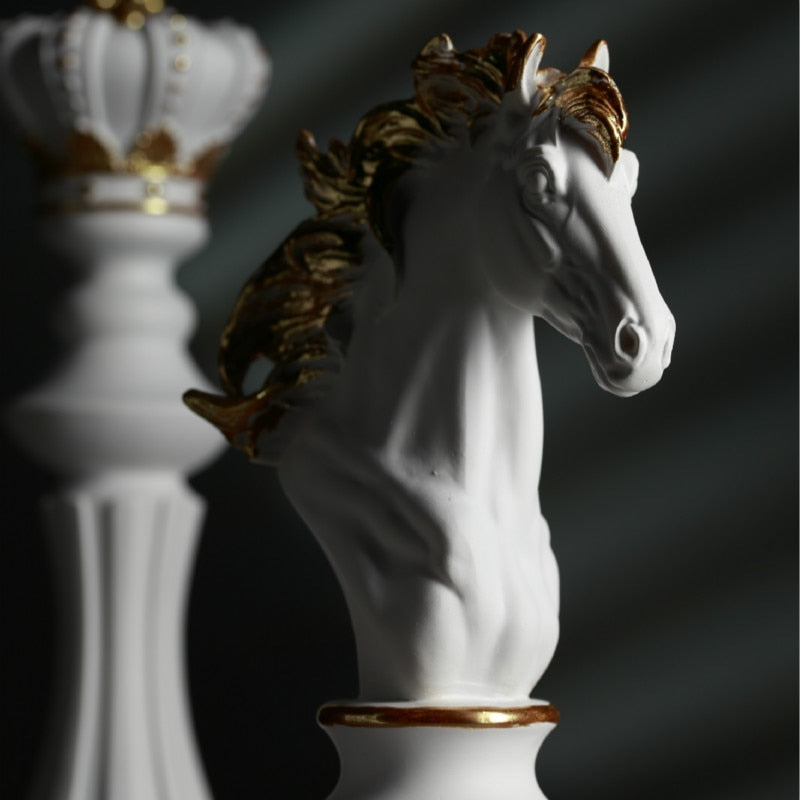 Luxury Chess Statue Home Decor - Image 3